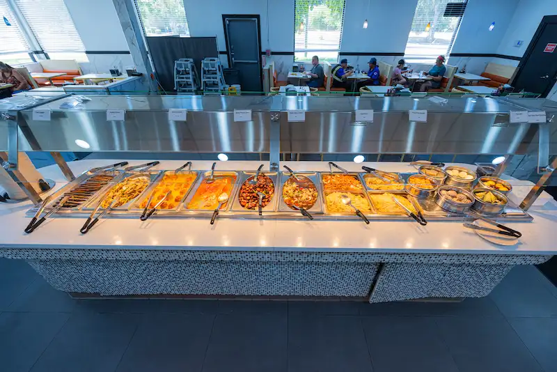 Hot Buffet Counter with Warming Trays